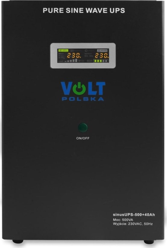 Volt Zasilacz awaryjny SINUS UPS 500 + 40Ah (300/500W)
