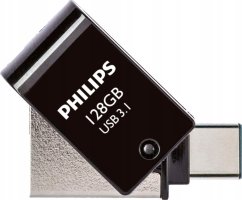 Philips 2 w 1 OTG FM12DC152B/00 128GB Čierny (PHUSB128G2IN1OTGGU3C)