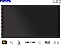 Nvox Monitor dotykowy open frame led 21cali vga hdmi usb bnc 12v 230v