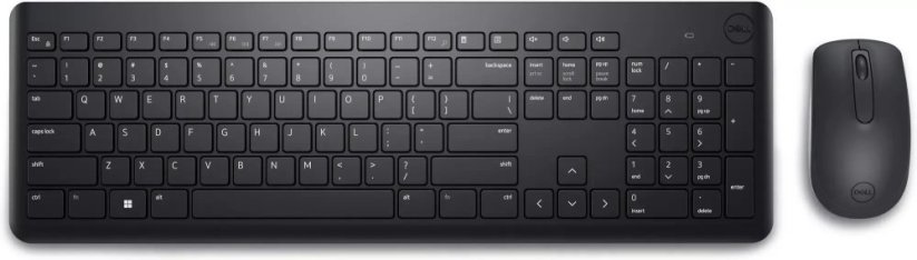 Dell Dell | Keyboard and Mouse | KM3322W | Keyboard and Mouse Set | Wireless | Batteries included | RU | Black | Wireless connection