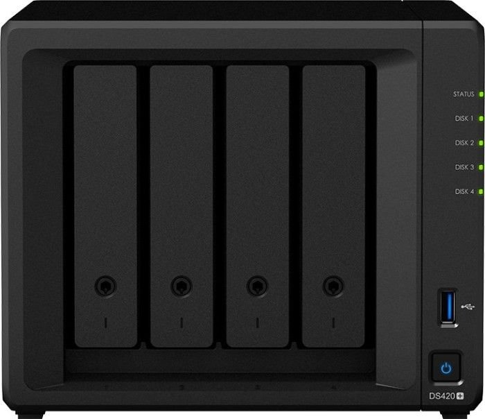 Synology Serwer plików DS420+ / 2x 2 TB HDD