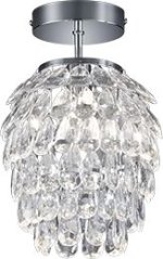 Trio Przezroczysta lampa przyna strop do niskiego pokoju Trio RL PETTY R60451006