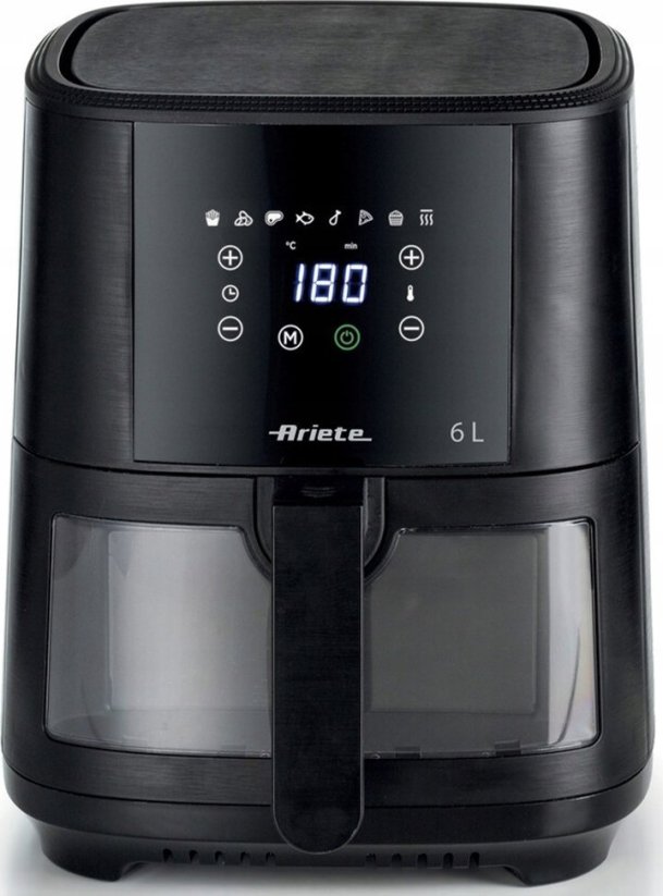 Ariete Ariete 4626/00 Pojedyńczy 6 l Autonomiczny 1300 W Frytkownica na gorące powietrze Čierny