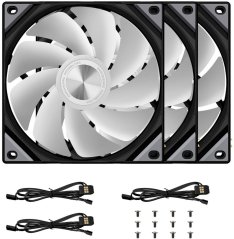 TRYX ROTA SL ARGB ventilátor odwrócony - 3-pak, 120mm, Čierny