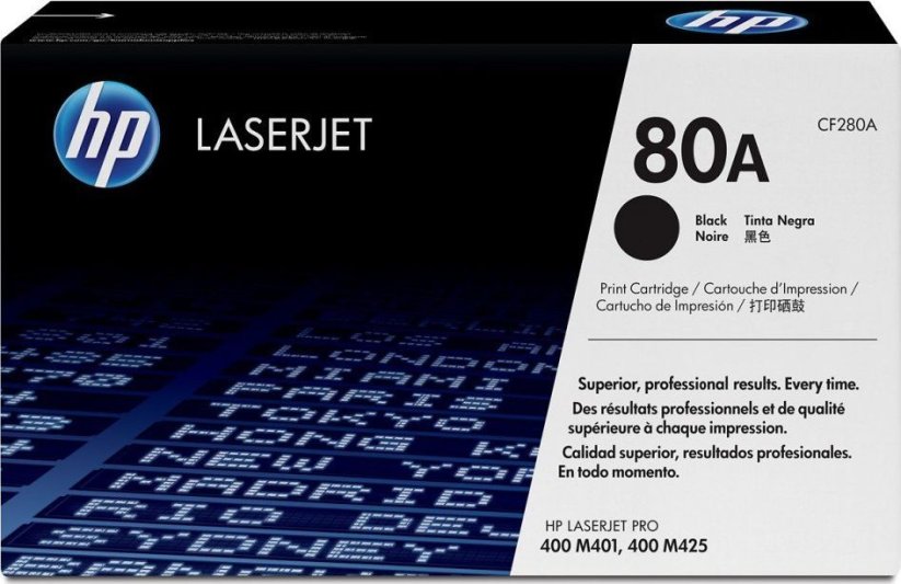 HP 80A Black Originál  (CF280A)