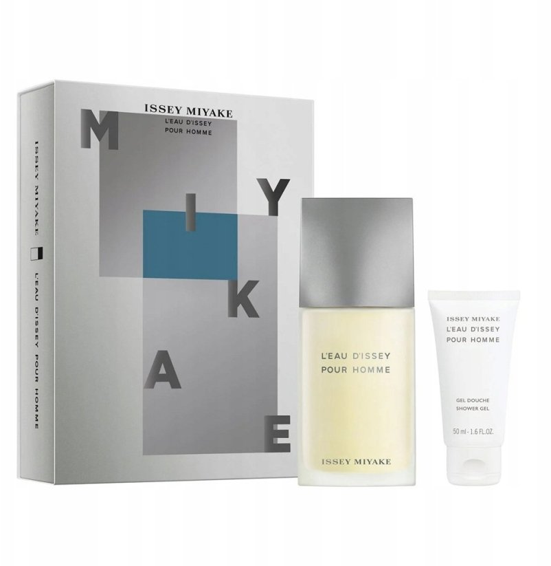 Issey Miyake Set Issey Miyake: L'Eau D'Issey Pour Homme, Eau De Toilette, For Men, 75 ml + L'Eau d'Issey, Moisturizing, Shower Gel, For All Skin Types, 50 ml For Men