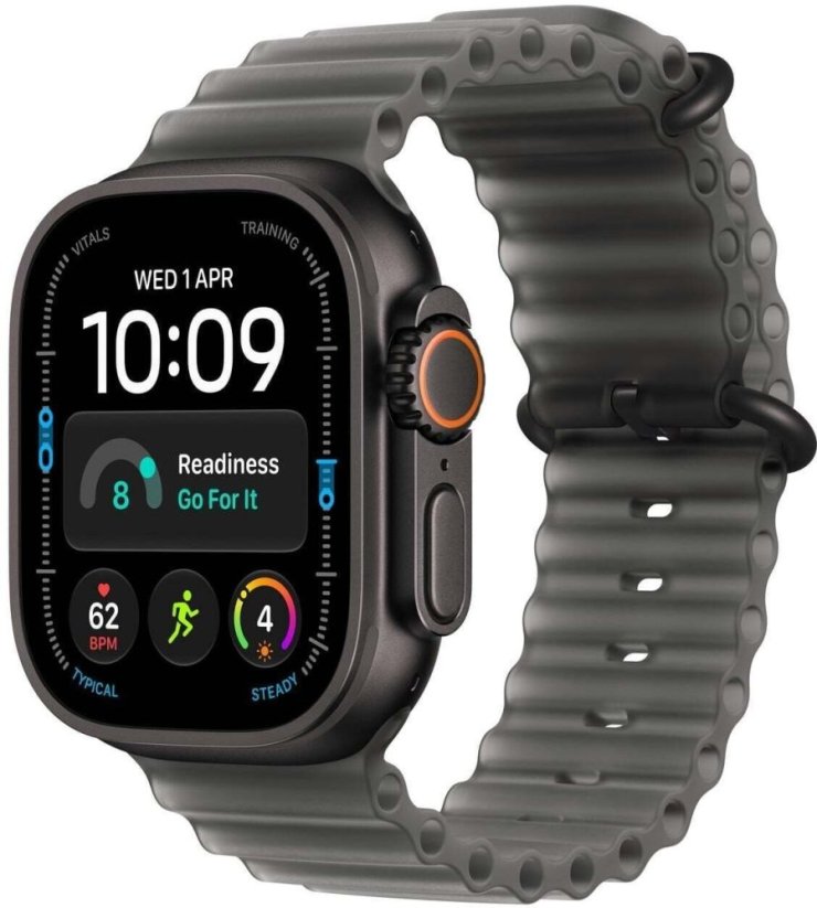 Apple Watch Ultra 4 GPS + Cellular 49mm Black Titanium / Ocean Band Čierny  (MJAY4ET/A)