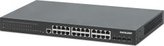 Intellinet Network Solutions INTELLINET 28-P PoE+ Managed Switch 4x10GbE 450W