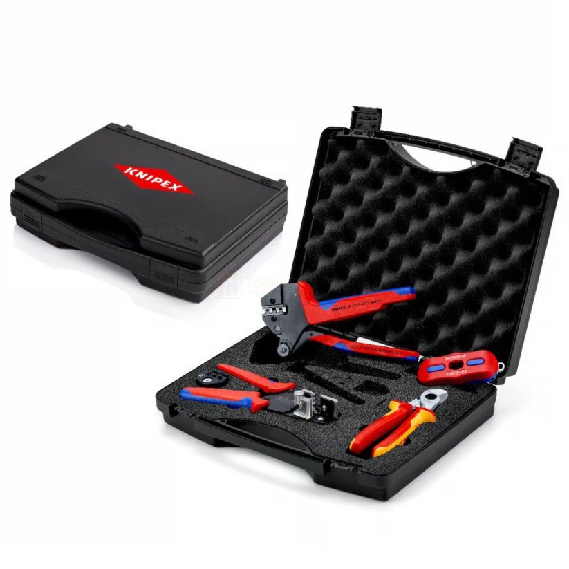 Knipex KNIPEX Kufrík na náradie PV 7-częściowa do złącz MC4