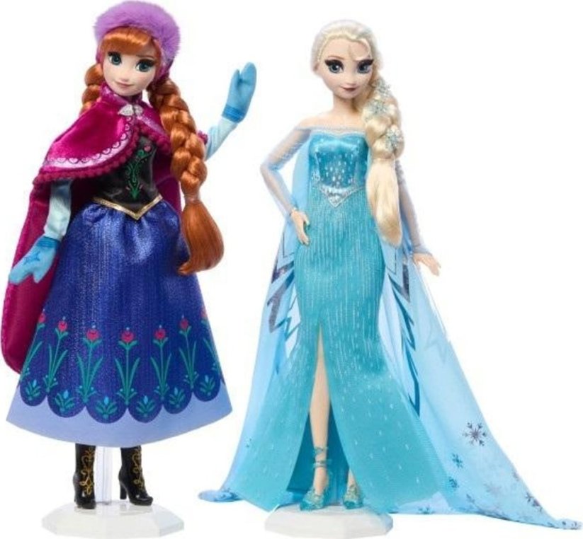 Mattel Disney Frozen Kraina Lodu Lalki 2-pak 100 Rocznica