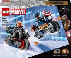 LEGO Marvel Motocykle čiernej Wdowy i Kapitana Ameryki 4ks (76260)