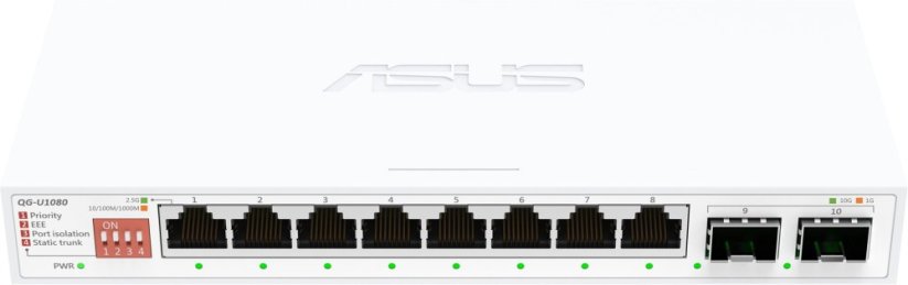 Asus QG-U1080 Unmanaged 2.5G Ethernet (100/1000/2500) White