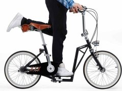 The-sliders Lite Black gustowny i komfortowy, skladaný Bicykel, hulajnoga 2w1