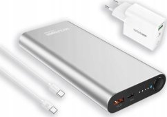 Realpower PB-20000PD Pro Set 20000mAh strieborný (408097)