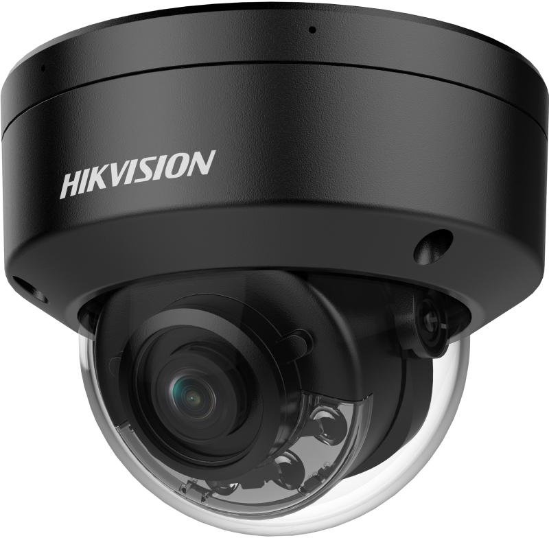 Hikvision Pro Series mit ColorVu Kamera bezpieczeństwa kopułkowa IP na zewnątrz 3840 x 2160 Pixel Sufit/Ściana (DS-2CD2187G2H-LISU (2.8MM)/EF/BLACK)