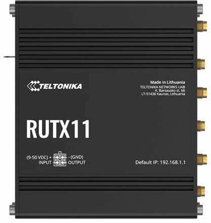 Teltonika TELTONIKA NETWORKS�RUTX11�DUAL SIM Bluetooth 4G/LTE Router EMEA eSIM Version