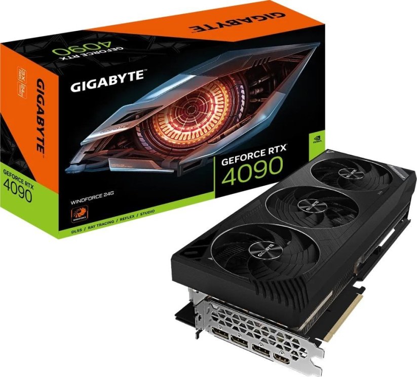 Gigabyte GeForce RTX 4090 Windforce 24 GB GDDR6X (GV-N4090WF3-24GD)