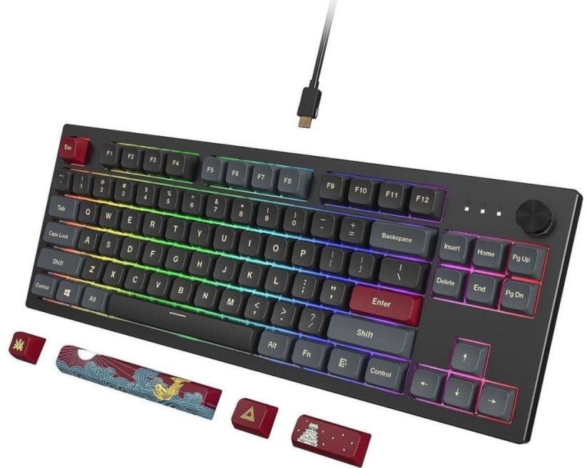 Montech MKey TKL Darkness GateronG Pro 2.0 Žltý (US) (MK87DY)
