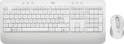 Logitech Logitech Signature MK650 Combo For Business klawiatura Dołączona myszka Biuro Bluetooth AZERTY Belgijski Biely