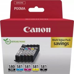 Canon Zestaw tuszów PGI580/CLI-581 PGBK/C/M /Y/BK MULTI 2078C007