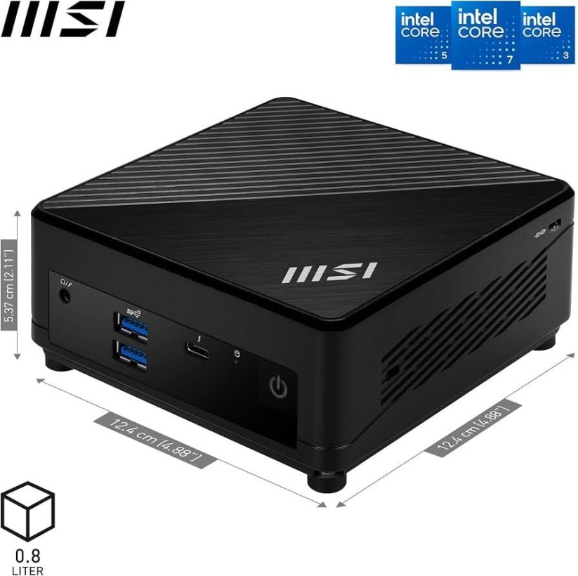 MSI Cubi 5 1MA-660AT 16GB 500GB SSD i5-120U black W11H (00B0A831-660)