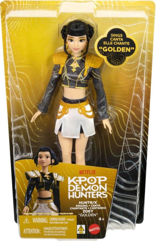 Mattel KPop Demon Hunters Zoey Śpiewająca lalka JRN42