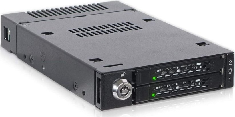 Icy Dock 2x M.2 PCIe NVMe SSD - mini-SAS ToughArmor (MB834M2K-B)