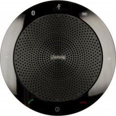 Jabra JABRA SPEAK 510 garsiakalbis, skirtas UC ir amp; BT USB konferencijos sprendimas 360 laipsnių mikrofono prijungimo ir atkūrimo nutildymo ir garsumo mygtukas