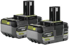Ryobi Battery set RYOBI RB1850X2F24, 18 V, 2 x 5.0 Ah Li-ion