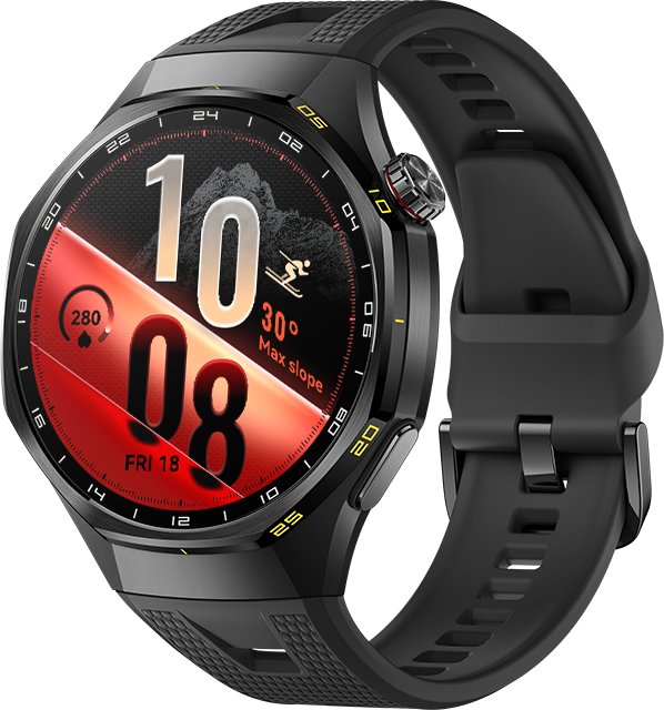 Huawei Watch GT 7 Pro 46mm | Smart watch | GPS (satellite) | AMOLED | 1.47 inches | Waterproof | Black (55020JTT)