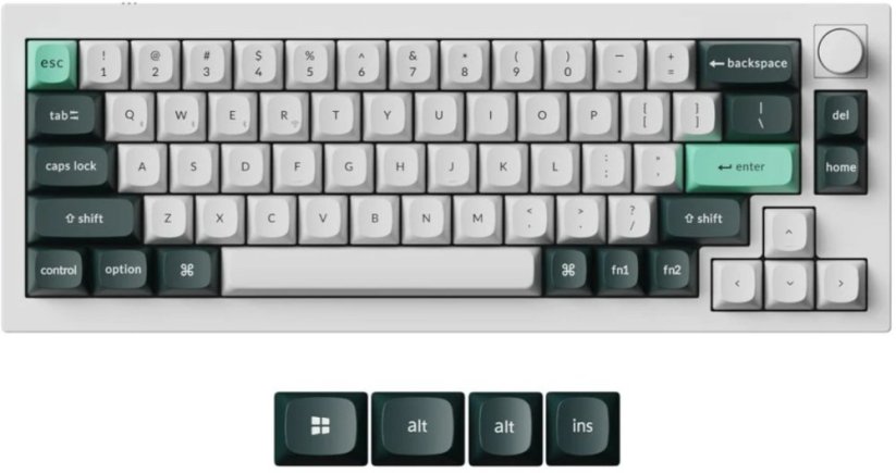 Keychron Q2 HE QMK Gateron Double-Rail Magnetic Nebula (Q2H-P1)