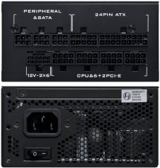 Lian Li SP Series Prokovinum 80 PLUS Prokovinum Zasilacz, SFX, w pełni modularny, PCIe 5.1, ATX 3.1 - 1.000 Watt, Čierny