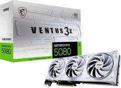 MSI GeForce RTX 5080 Ventus 3X OC White 16GB GDDR7 DLSS4