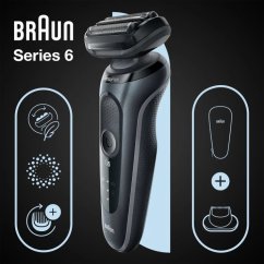 Braun Series 6 Golarka foliowa Przycinarka Čierny