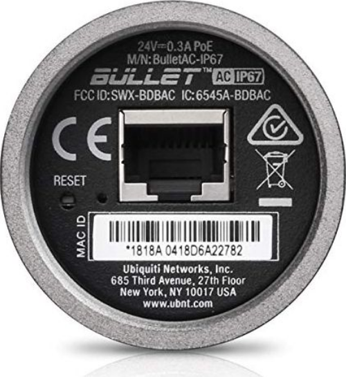Ubiquiti Networks Airmax Vonkajšia jednotka Ubiquiti Bullet AC IP67 Dual Band