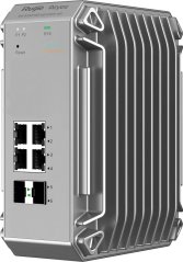 RUIJIE Ruijie Reyee RG-NIS3100-4GT2SFP-HP| Switch zarządzalny przemysłowy, 6 portów, 4xGE, 4xPoE, 120W, 2xSFP, L2, Cloud