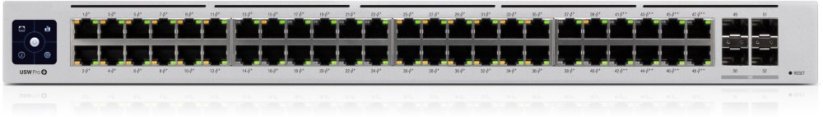 Ubiquiti UBIQUITI USW-PRO-48-POE UniFi komutatorius, 48 x 600 W, 48 gigabito RJ45 prievadai, 4 SFP+ prievadai, PoE++