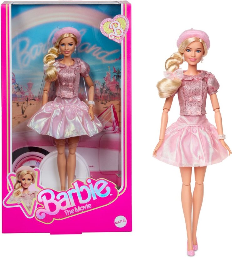 Mattel Kolekcine BARBIE filmo Pink Beret lele (JBJ53)