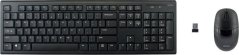Deltaco DELTACO Belaidė klaviatūra ir pelė, 105 Keys, LT/EN išdėstymas, 2.4GHz USB Nano Receiver, Juodas TB-114-LT