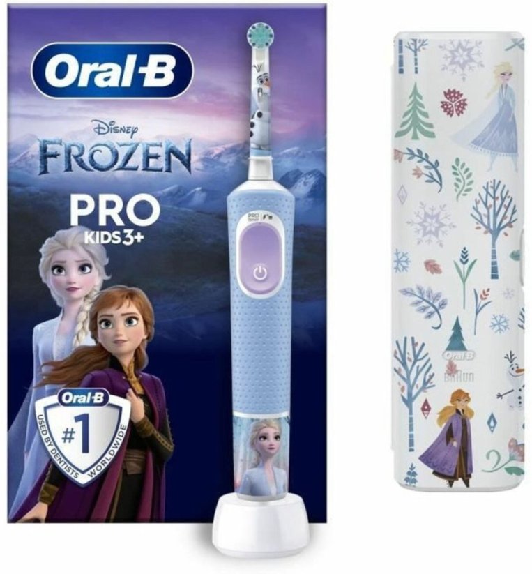 Oral-B Vitality Pro Kids Frozen + Etui Modrá