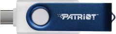Patriot Memory Xporter X550 pamięć USB 128 GB USB Type-A / USB Type-C 3.2 Gen 1 (3.1 Gen 1) Modrý, Biely