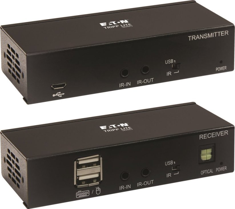 Eaton Eaton Tripp Lite Series DisplayPort to HDMI over Cat6 Extender Kit with KVM Support, 4K 60Hz, 4:4:4, USB, PoC, HDCP 2.2, up to 230 ft., TAA - Erweiterung fur Video/Audio - HDMI, DisplayPort - uber CAT 6 - bis zu 70 m - TAA-konform - fur P/N: B127A-01