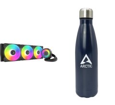 ARCTIC Chłodzenie wodne Arctic Liquid Freezer III Pro 420 A-RGB (ACFRE00185A) + Butelka Termiczna