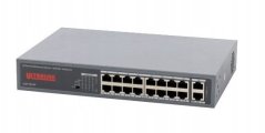 Pulsar USF1816P PULSAR Ultralink FastEthernet Switch 16x PoE+, 2xRJ45