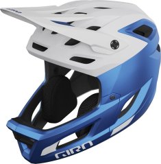 Giro Prilba na celú tvár GIRO COALITION SPHERICAL MIPS Rozmer prilbau: M(55-59 cm), Wybierz farba: Matte White / Ano Blue