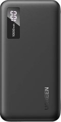 Ugreen Powerbank 10000mAh Ugreen PB311, USB + USB-C, 20W PD (Čierny)