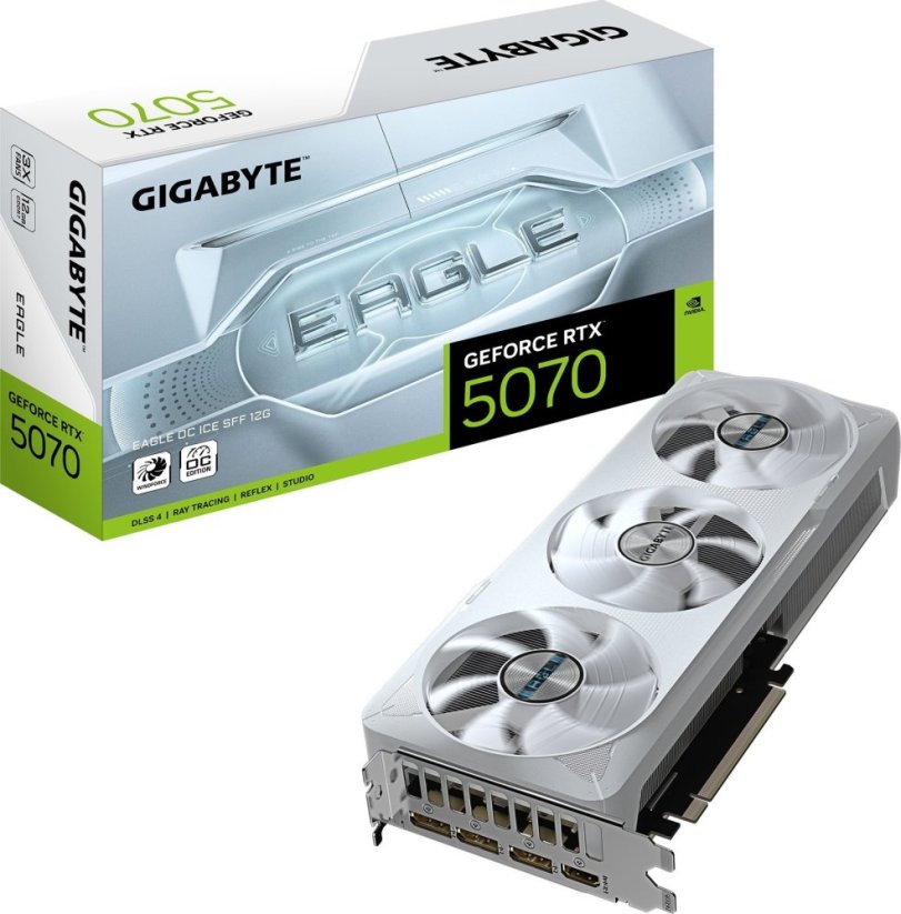 Gigabyte GeForce RTX 5070 Eagle OC ICE SFF 12GB GDDR7 (GV-N5070EAGLEOC ICE-12GD)