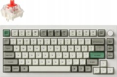 Keychron Keychron Q1 Max QMK/VIA Wireless Custom Mechanical Keyboard Fully Assembled Knob / Shell White / Gateron Jupiter Red