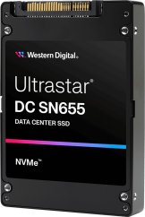 WD WESTERN DIGITAL Ultrastar DC SN655 NVMe SSD - 30.72TB U.3 ISE