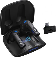 Asus ASUS sluchátka ROG Cetra Speednova, bezdrátové špunty, BT + RF 2.4 GHz, černá